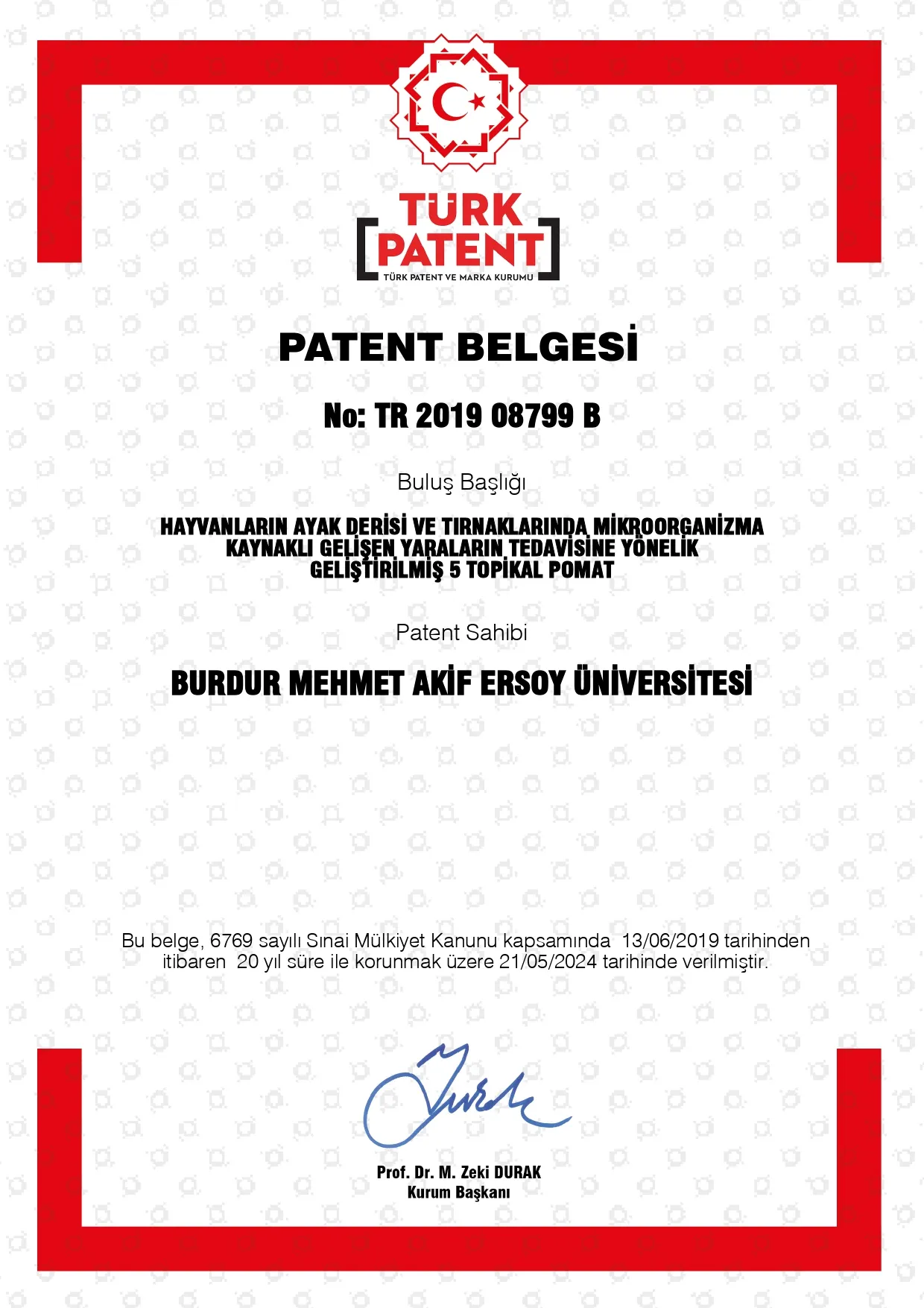 Patent Tescil Belgelerimiz — görsel 4
