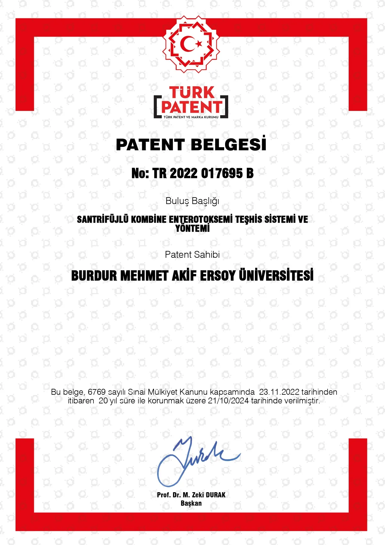 Patent Tescil Belgelerimiz — görsel 6