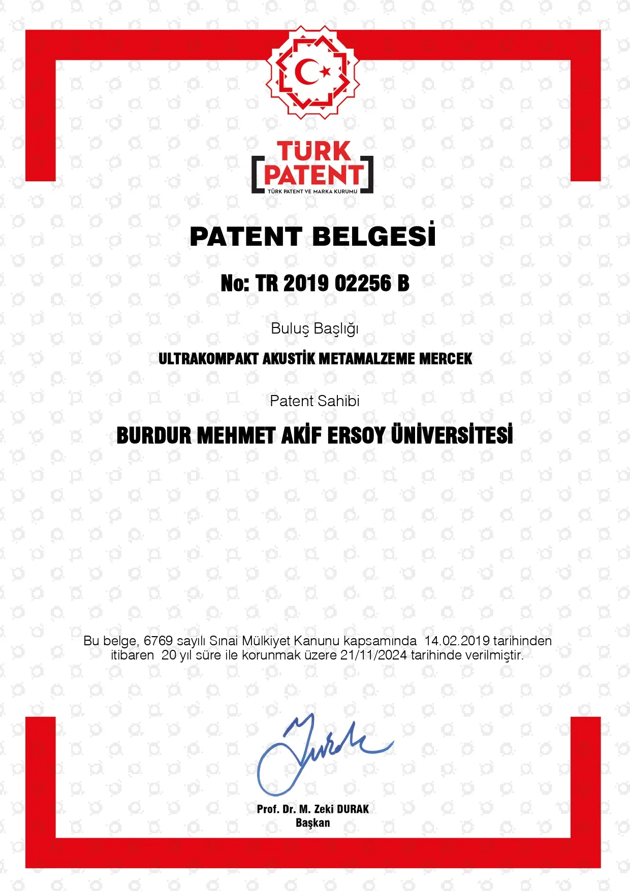 Patent Tescil Belgelerimiz — görsel 7