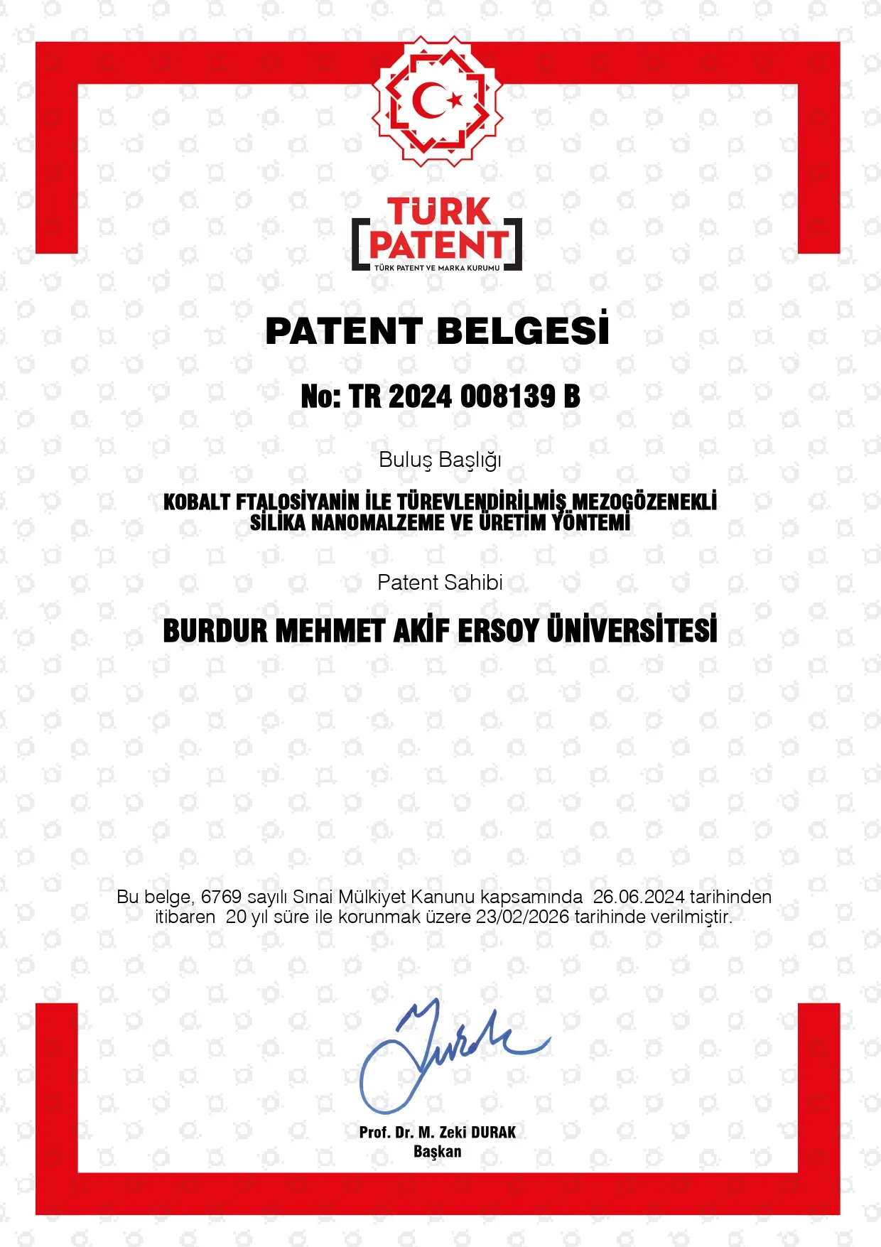 Patent Tescil Belgelerimiz — görsel 10