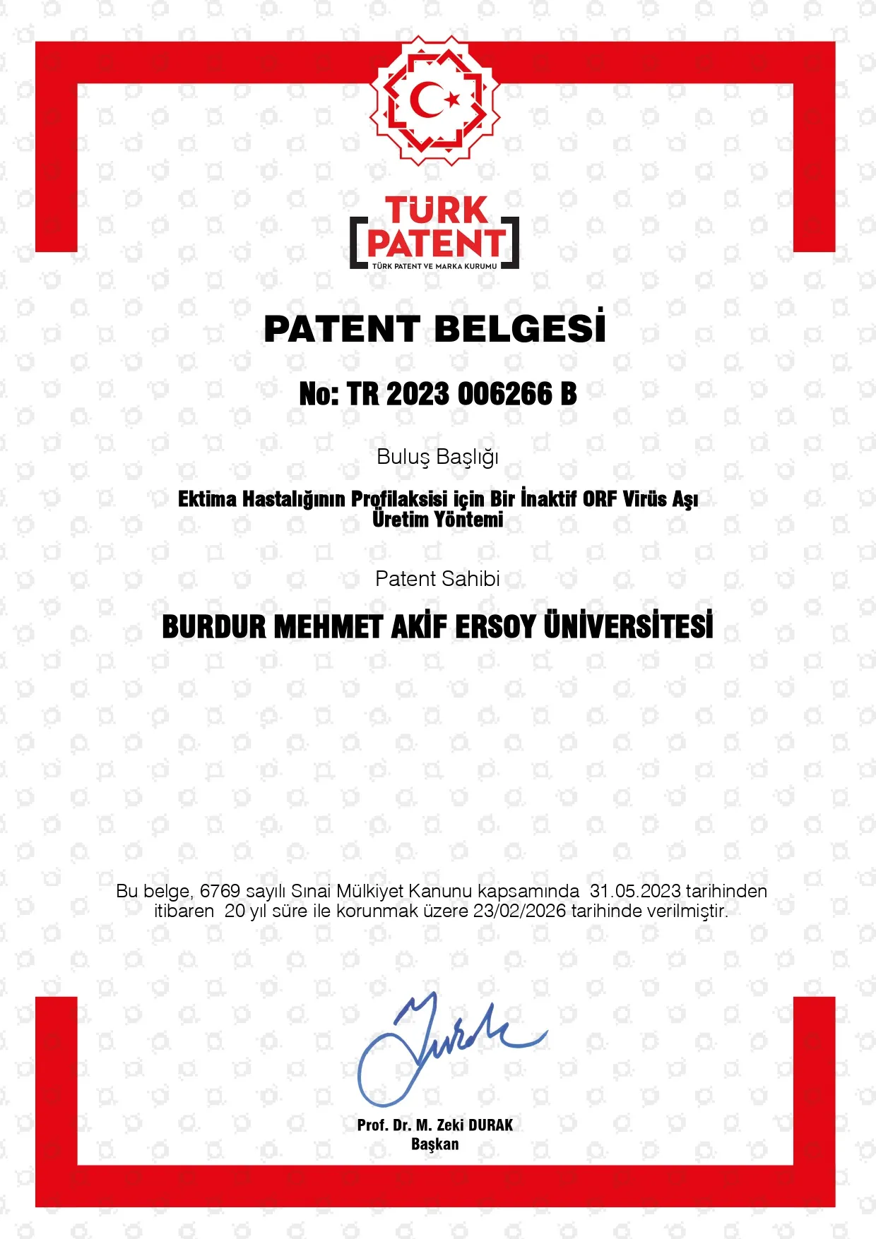 Patent Tescil Belgelerimiz — görsel 11