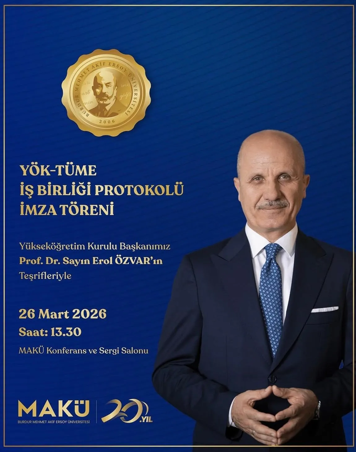 YÖK-TÜME İş Birliği Protokolü İmza Töreni